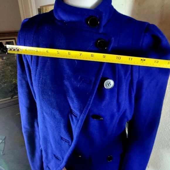 Used: Bebe Coat Color Blue..Size S - Picture 10 of 10